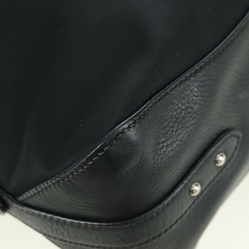 【日本直送】PRADA 單肩包 尼龍 黑色 銀色 BR3438 正品 yk20268SAV-14