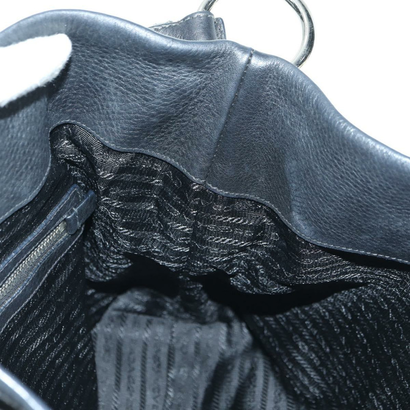 【日本直送】PRADA 單肩包 尼龍 黑色 銀色 BR3438 正品 yk20268SAV-20