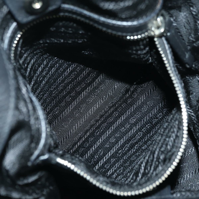 【日本直送】PRADA 單肩包 尼龍 黑色 銀色 BR3438 正品 yk20268SAV-22