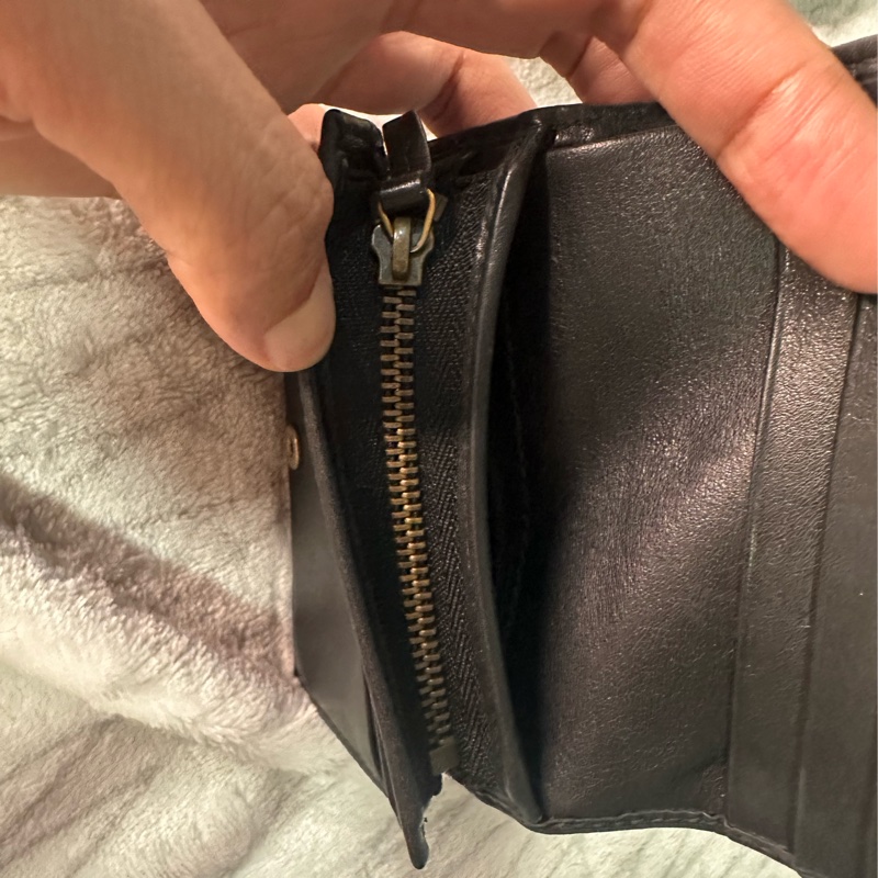 Gucci 黑色marmont 金釦短夾-16