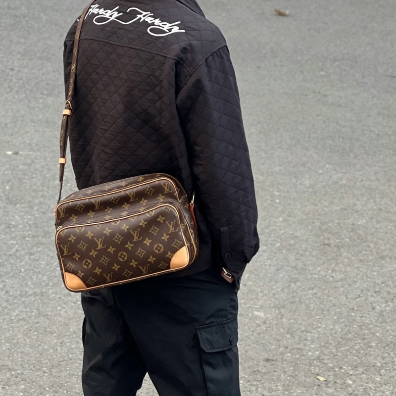 LouisVuitton路易威登經典老花橫版雙層相機包👨‍✈️-21