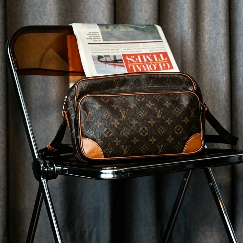LouisVuitton路易威登經典老花橫版雙層相機包👨‍✈️-23