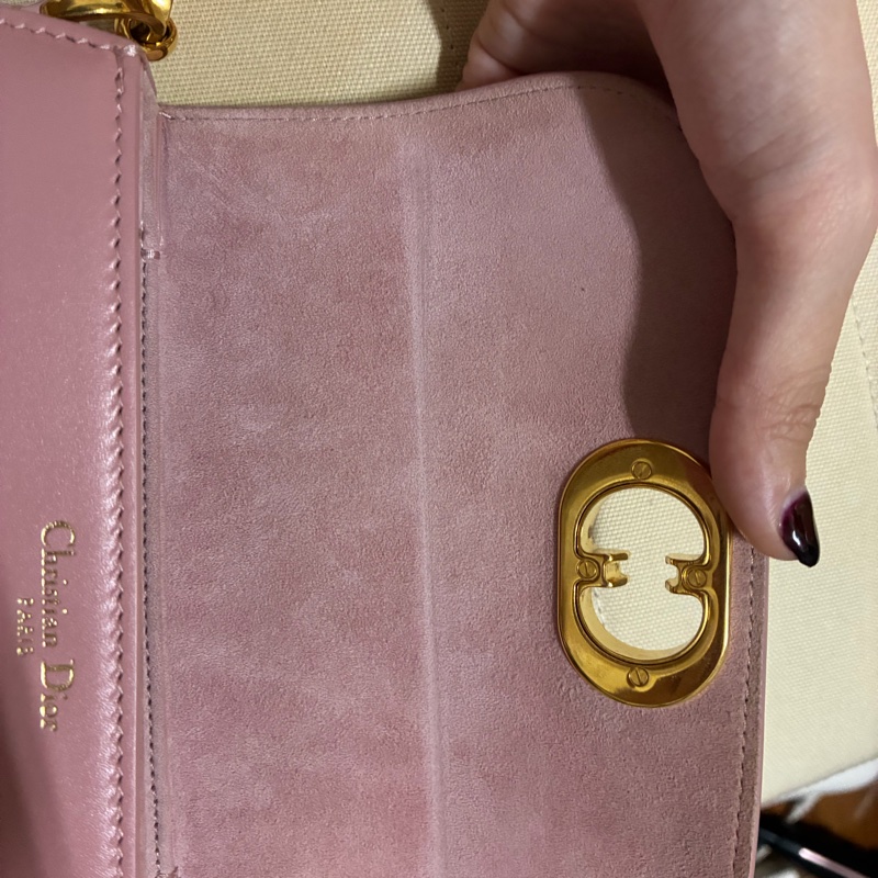 Dior 30 Montaigne Avenue 鏈帶包（粉色小牛皮）M9400UMZJ_M21P-15