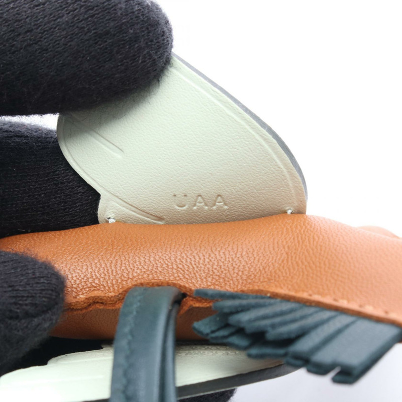 愛馬仕 Rodeo Pegasus PM 包飾，米洛羊羔皮，Swift 棕色，二手，女士-3