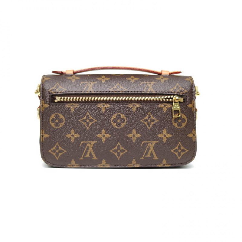 LOUIS VUITTON MetisPochetteEastWest橫版郵差包老花金扣晶片肩背包-2