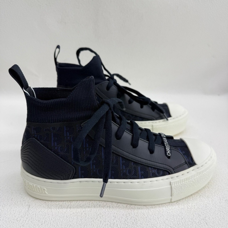 閒置新未使用DIOR迪奧 Walk'n'Dior Oblique 深藍色 35碼-4