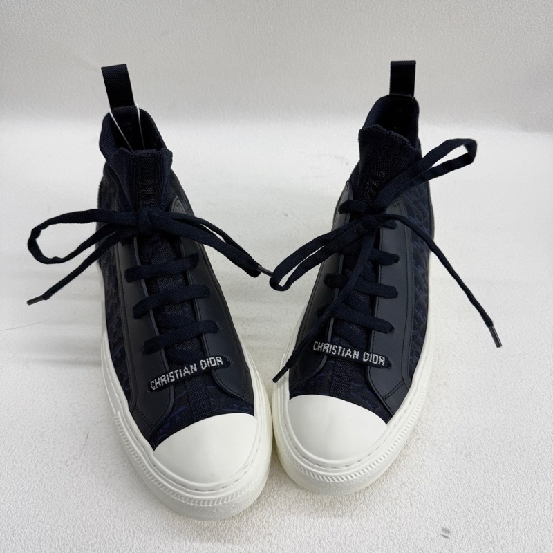 閒置新未使用DIOR迪奧 Walk'n'Dior Oblique 深藍色 35碼-7