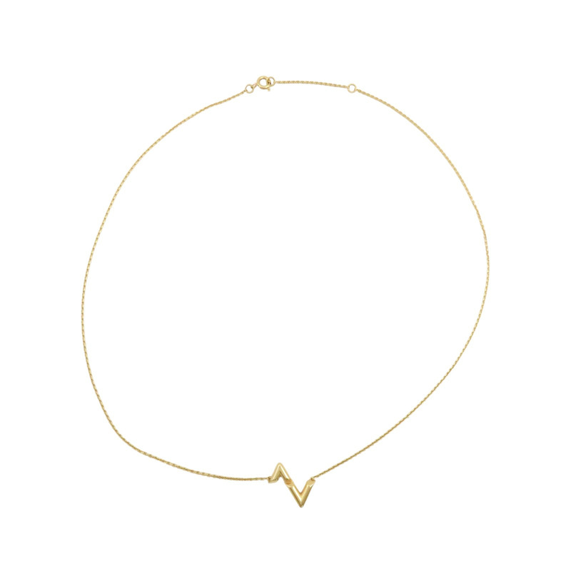 18K玫瑰金 Volt Upside Down 項鍊【LOUIS VUITTON LV 路易威登】 Q93809-1