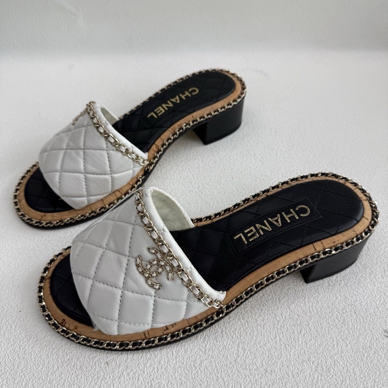 CHANEL香奈兒25A高級手工坊 皮穿鏈 logo 36碼-0