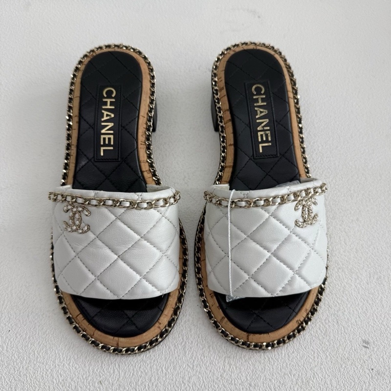 CHANEL香奈兒25A高級手工坊 皮穿鏈 logo 36碼-1