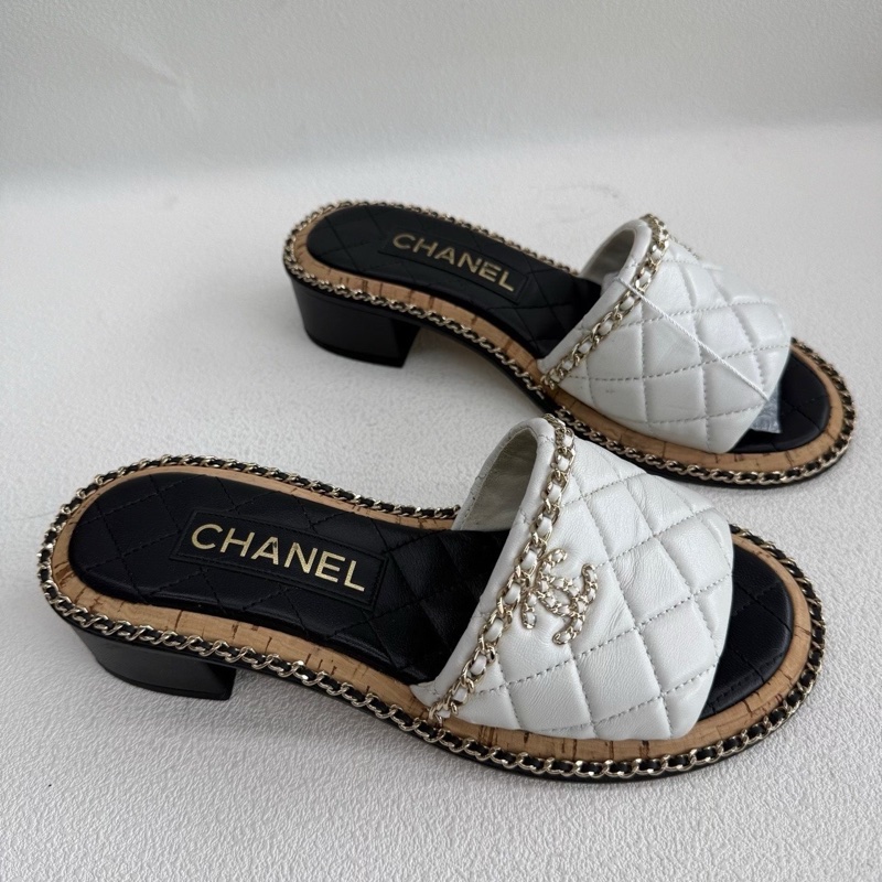 CHANEL香奈兒25A高級手工坊 皮穿鏈 logo 36碼-2