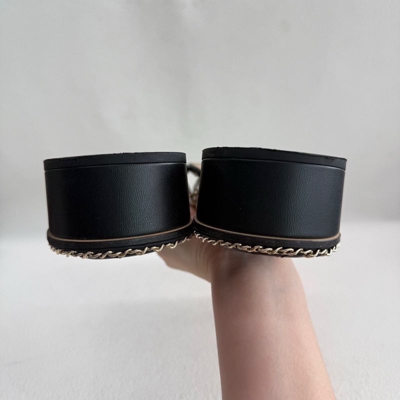 CHANEL香奈兒25A高級手工坊 皮穿鏈 logo 36碼-5