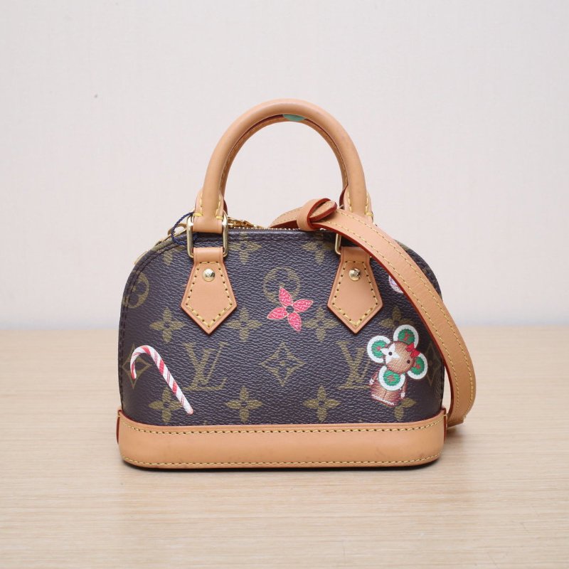 LOUIS VUITTON 老花PVC晶片Almanano聖誕限定款Vivenne肩背包-1