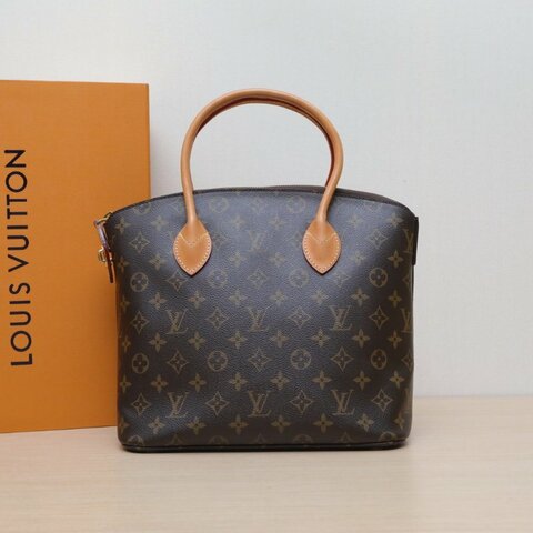 LOUIS VUITTON 老花PVC2012LockitVertical豎版Tote大號31肩背包