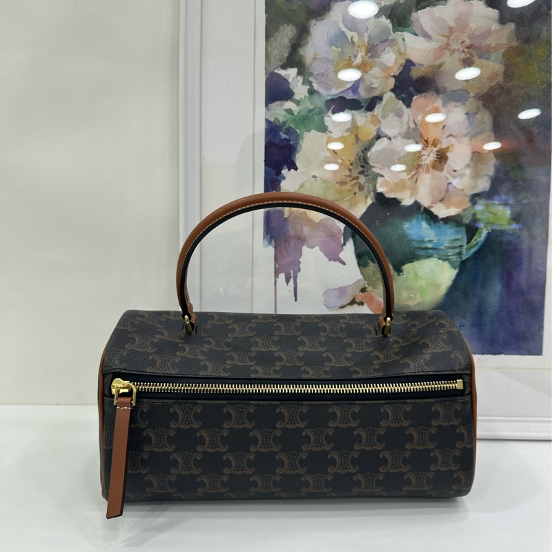 Celine 女士 Triomphe 圓筒包均碼常規、27.5cm*12cm*13cm-1