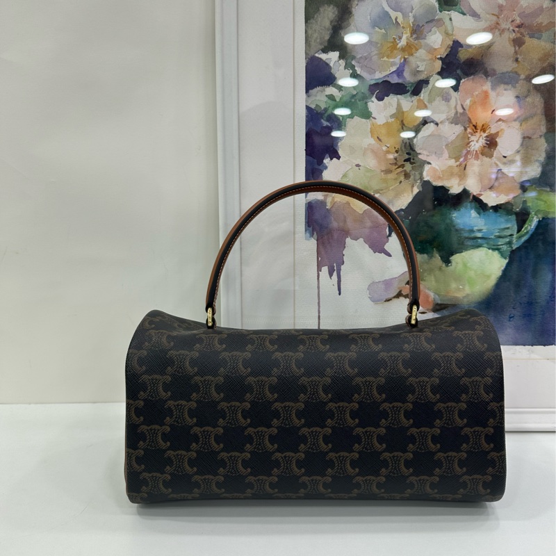 Celine 女士 Triomphe 圓筒包均碼常規、27.5cm*12cm*13cm-2