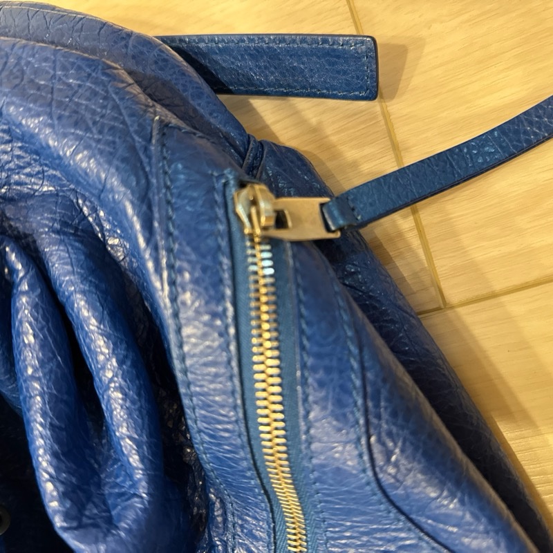 Balenciga 藍色後背包-6