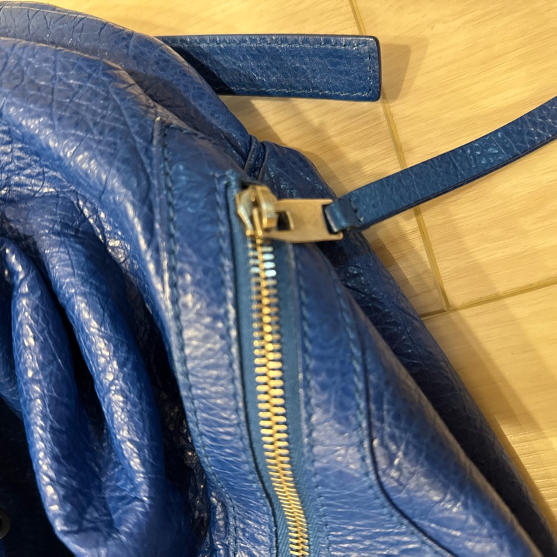 Balenciga 藍色後背包-13