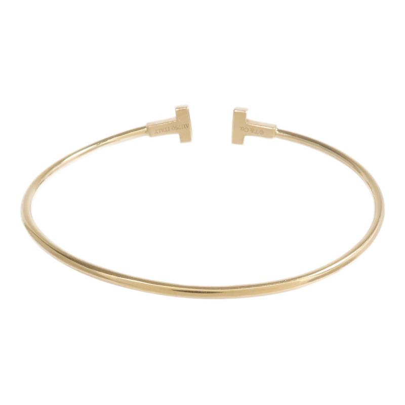TIFFANY＆CO 18K黃金T Wire Bracelet手鐲-2