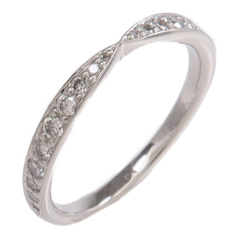 TIFFANY＆CO PT950鉑金Harmony Ring鑽石戒指