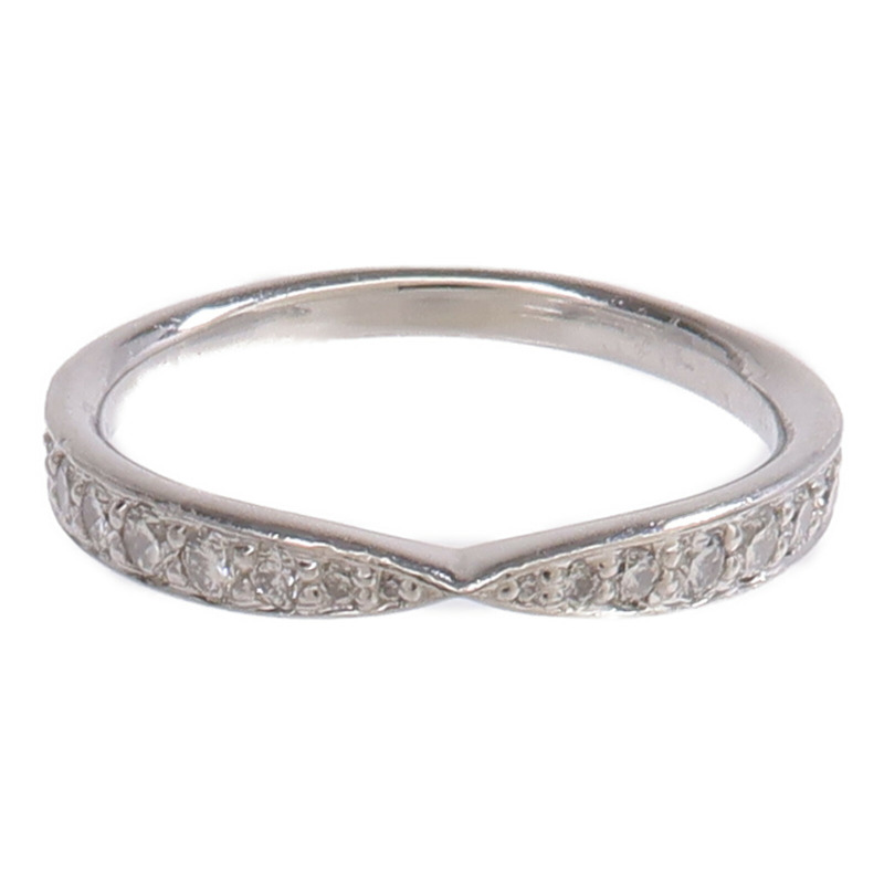TIFFANY＆CO PT950鉑金Harmony Ring鑽石戒指-1