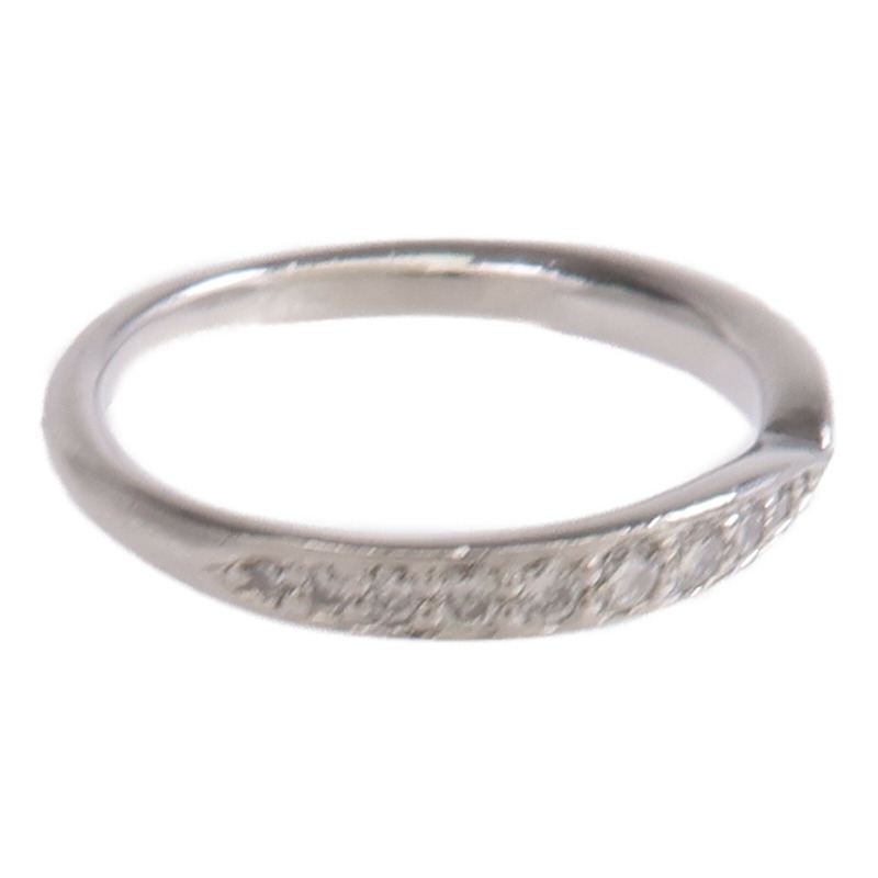 TIFFANY＆CO PT950鉑金Harmony Ring鑽石戒指-3