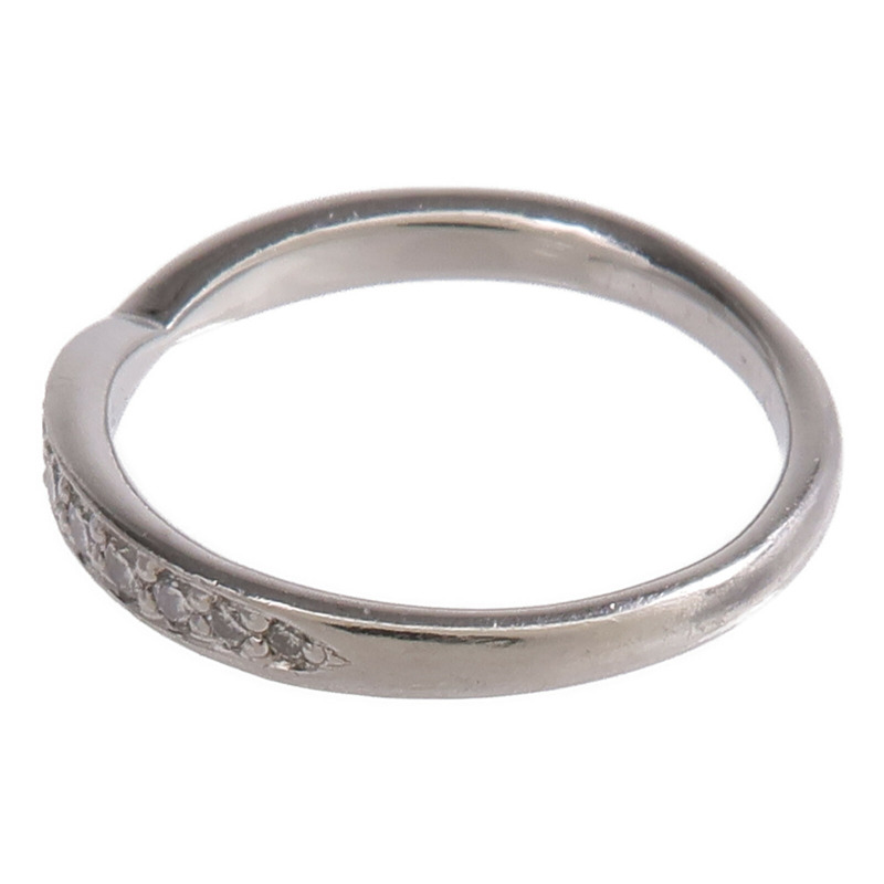 TIFFANY＆CO PT950鉑金Harmony Ring鑽石戒指-5