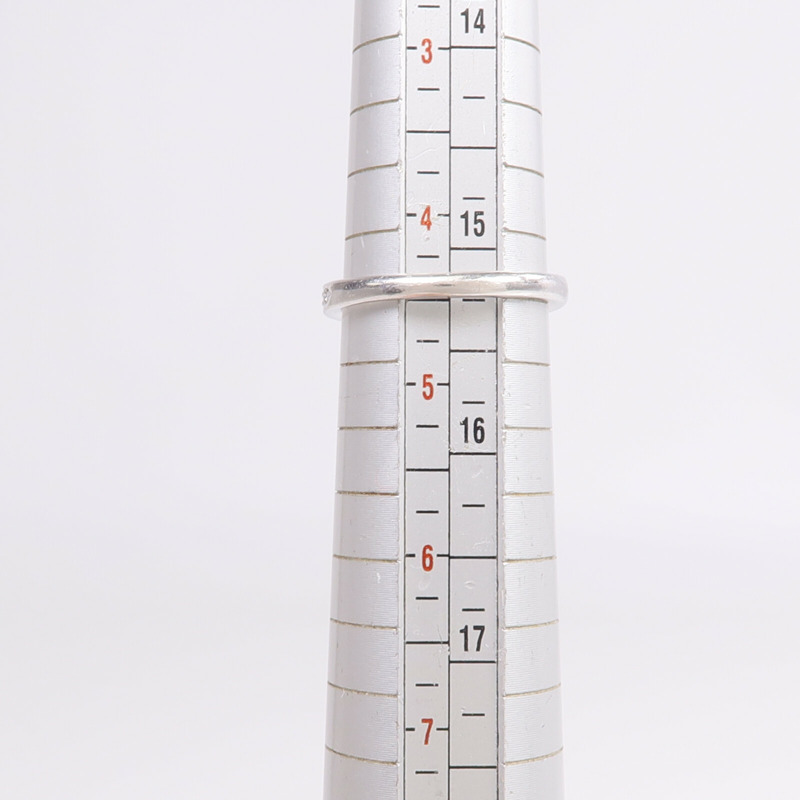 TIFFANY＆CO PT950鉑金Harmony Ring鑽石戒指-6