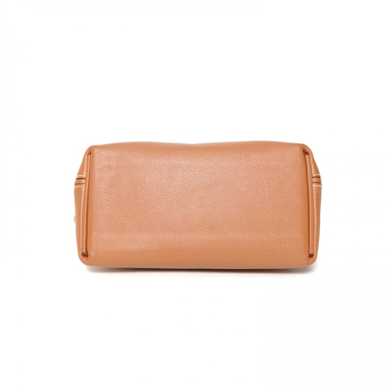 HERMES 2424mini21金棕色拼馬鞍紅拼夢幻紫EC皮U刻-3