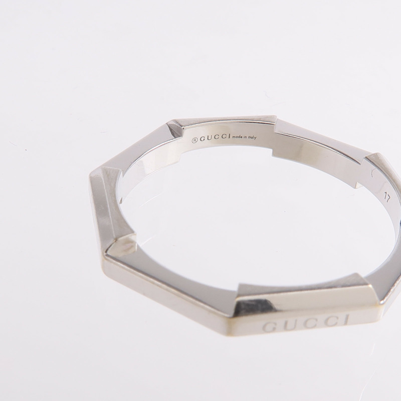 GUCCI 18K白金Link To Love戒指-5