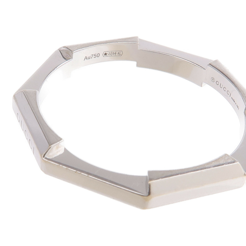 GUCCI 18K白金Link To Love戒指-6