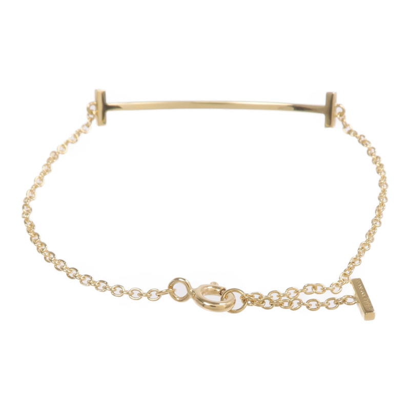 TIFFANY＆CO 18K黃金T Smile Bracelet手鏈-2