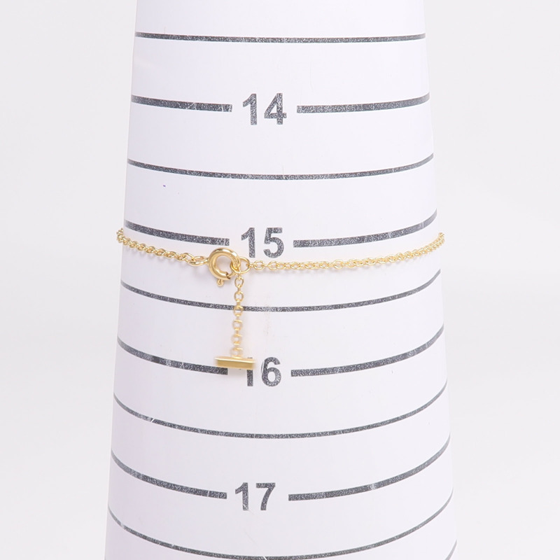 TIFFANY＆CO 18K黃金T Smile Bracelet手鏈-10