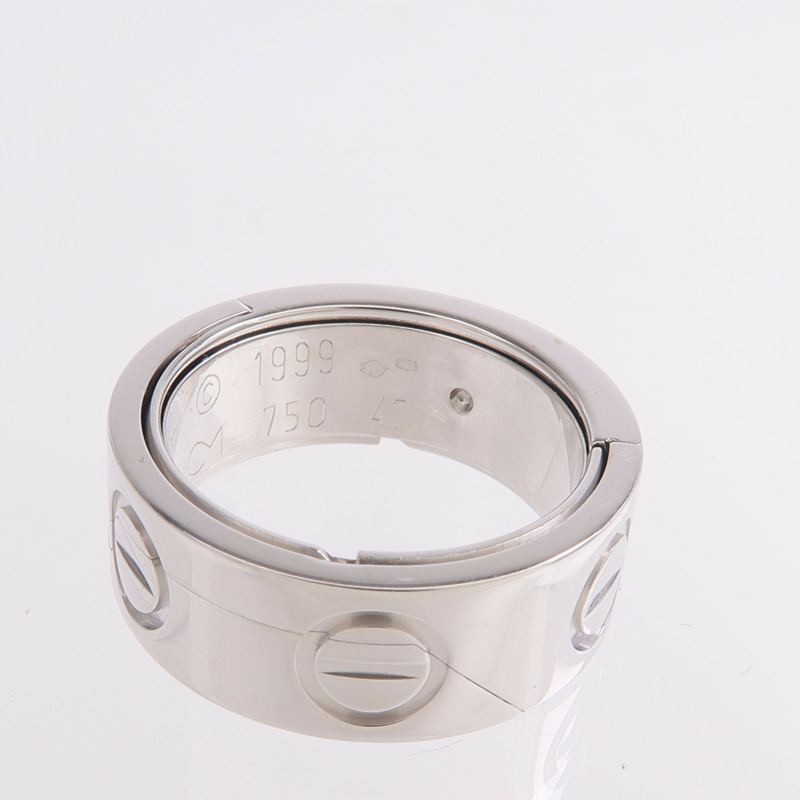 CARTIER 18K白金Astro Love Ring戒指-5