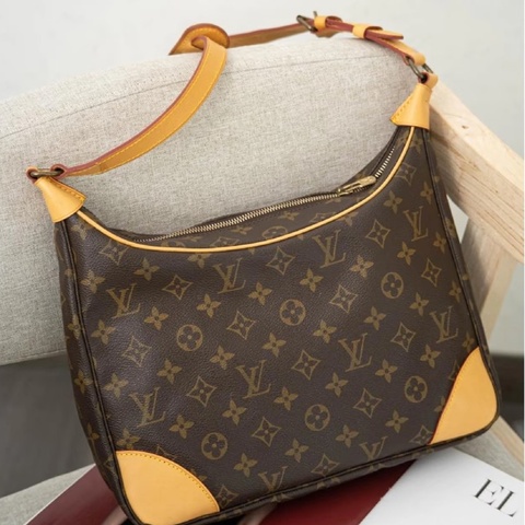 Louis Vuitton • 經典老花牛角包