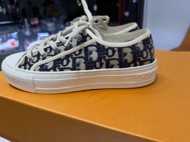 95新 迪奧/Dior Walk'n'Dior Oblique 老花滿印板鞋 尺碼/36碼-0