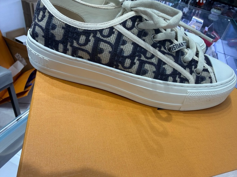 95新 迪奧/Dior Walk'n'Dior Oblique 老花滿印板鞋 尺碼/36碼-2