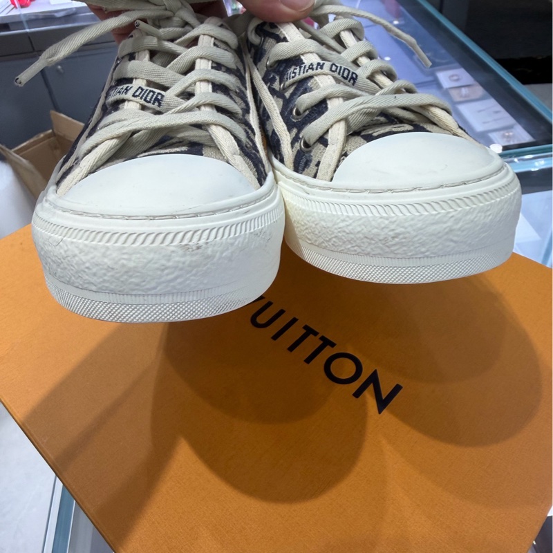 95新 迪奧/Dior Walk'n'Dior Oblique 老花滿印板鞋 尺碼/36碼-7