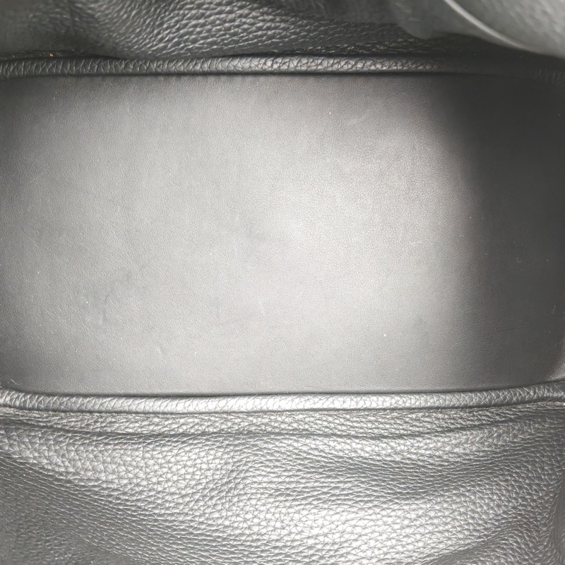 HERMES Lindy30黑色TC皮C刻銀扣-5