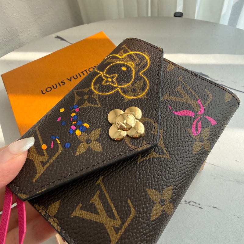 lv村上隆短夾💕💕💕-1