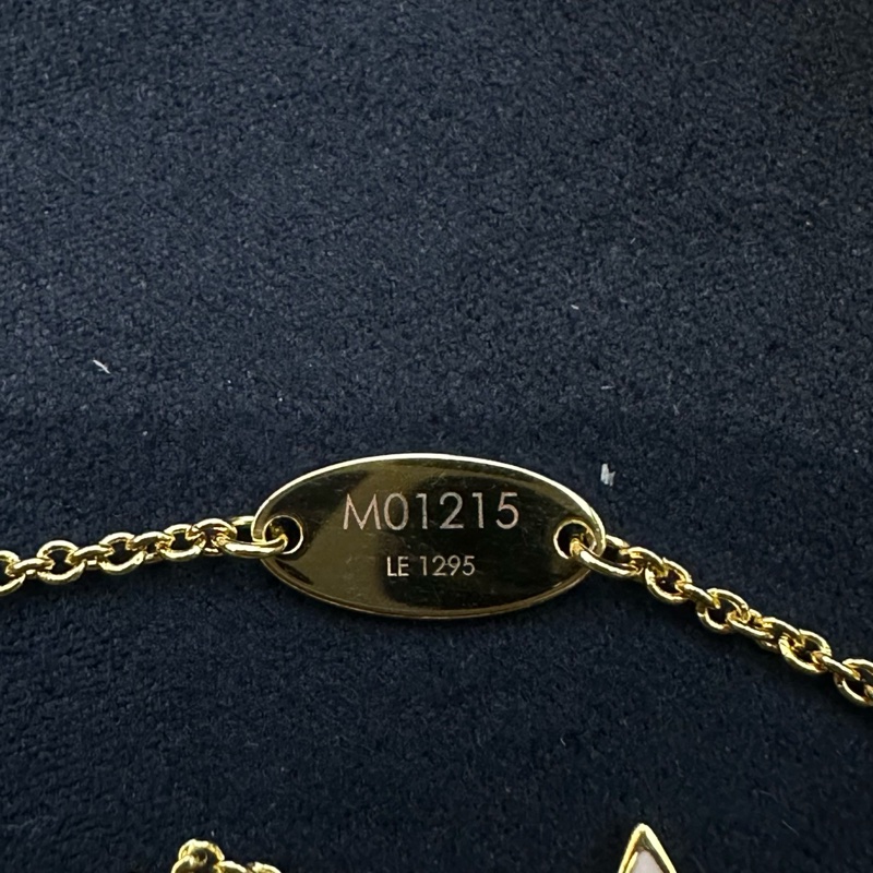 Louis Vuitton 路易威登  LV Iconic 項鍊 粉色法郎小花 項鍊-5
