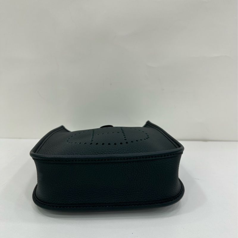 Hermes愛馬仕 mini evelyne 松柏綠金扣 togo皮 U刻-5