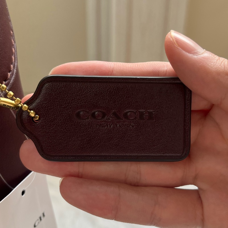 蒄馳Coach Brooklyn布魯克林34 酒紅色-2