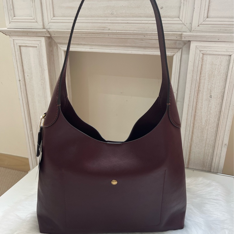 蒄馳Coach Brooklyn布魯克林34 酒紅色-3