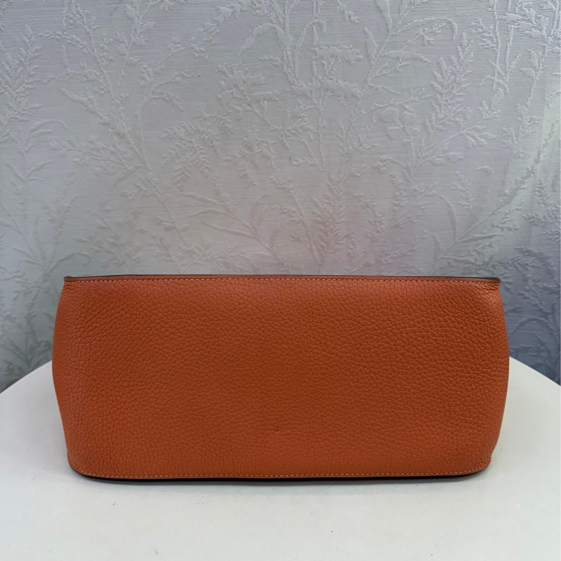 HERMES 愛馬仕 手袋 JYPSIERE 31L5 斜挎包 吉普賽包 蝦肉粉-5