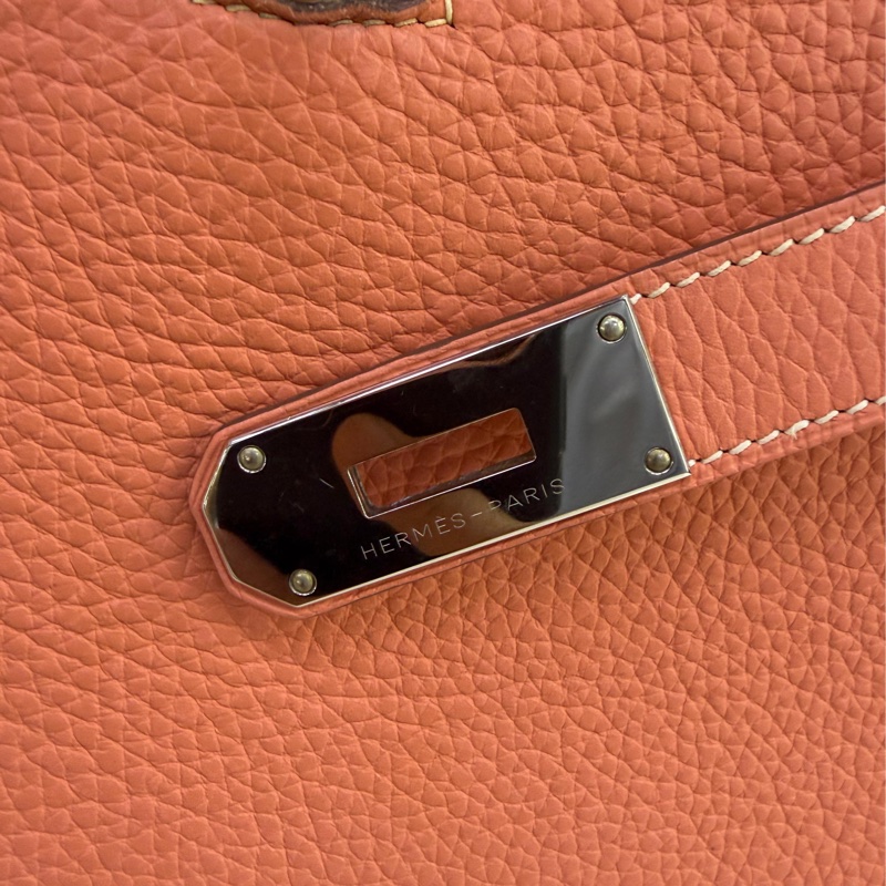 HERMES 愛馬仕 手袋 JYPSIERE 31L5 斜挎包 吉普賽包 蝦肉粉-10