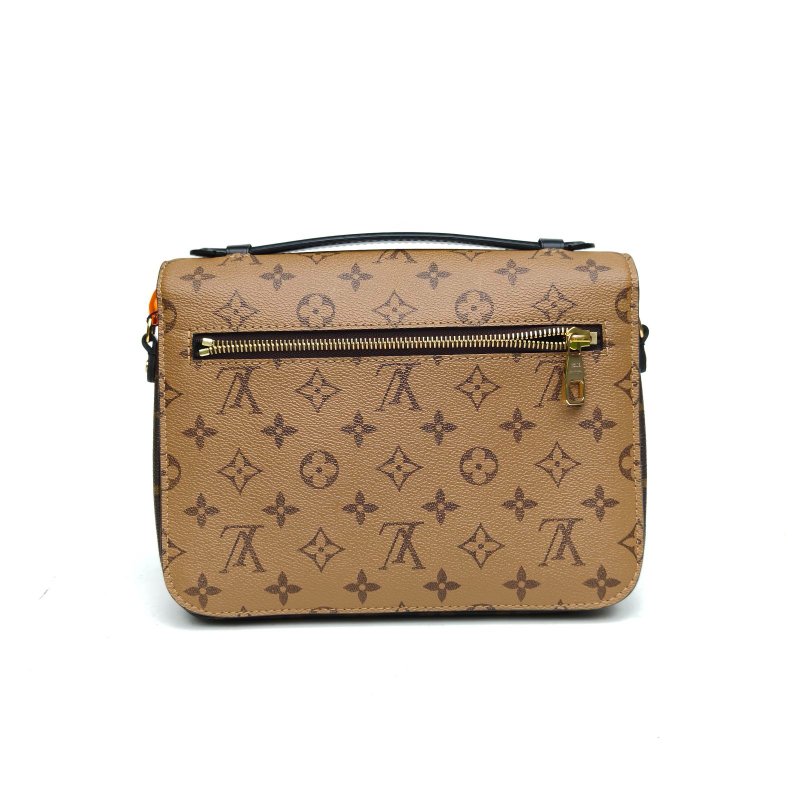 LOUIS VUITTON MetisPochette郵差包拼色PVC金扣晶片老花肩背包-2