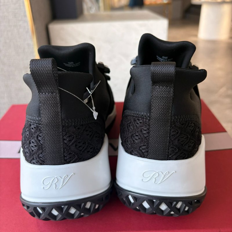 RV 方框水鑽休閒鞋/黑-2