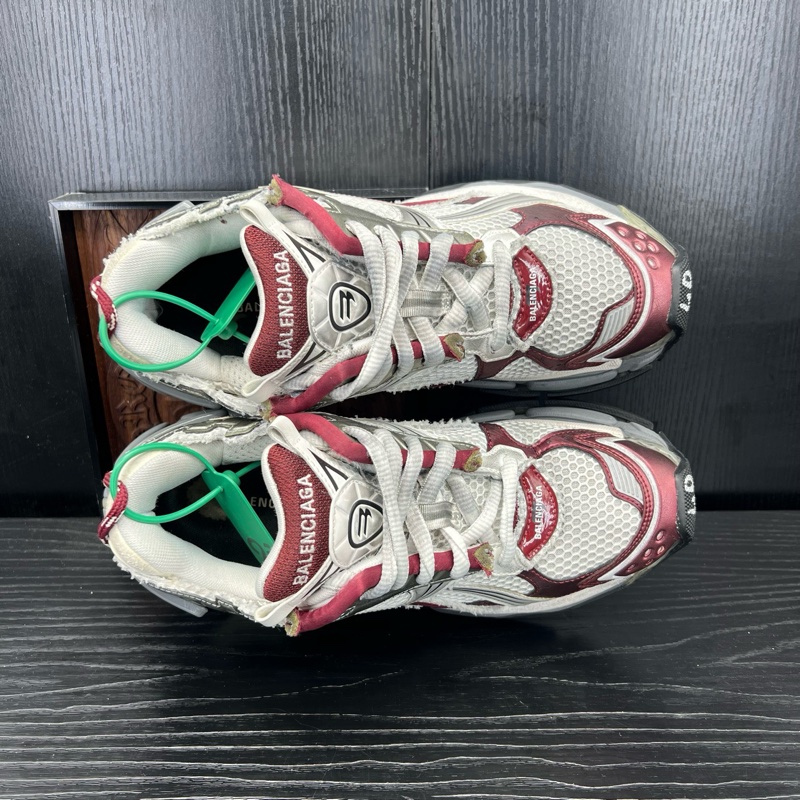 Balenciaga巴黎世家 runner 白灰紅 40碼-4