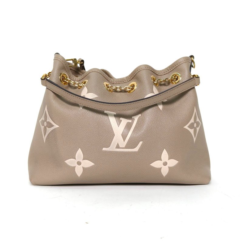 LOUIS VUITTON SummerBundle手提包logo壓紋大象灰牛皮晶片肩背包-2